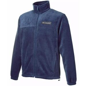 Columbia Men's Granite Mountain Fleece Full Zip Jacket Navy Blue 2Pockets Size M